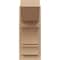 Ekena Millwork 8-in W x 12-in D x 20-in H Balboa Slat Rough Cedar Woodgrain TimberThane Outlooker, Primed Tan OUTUR080X12X20BOA24RCPR - alternate 3